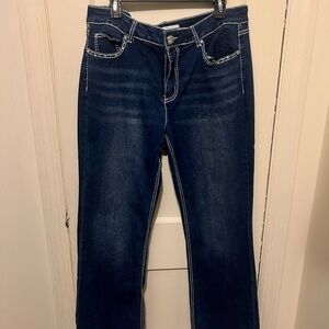 Women’s Straight Leg Jeans in Dark Indigo